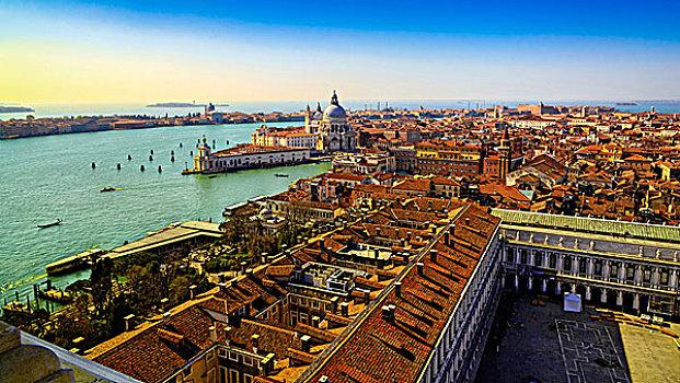 威尼斯水城图片模板（威尼斯水城全景图）